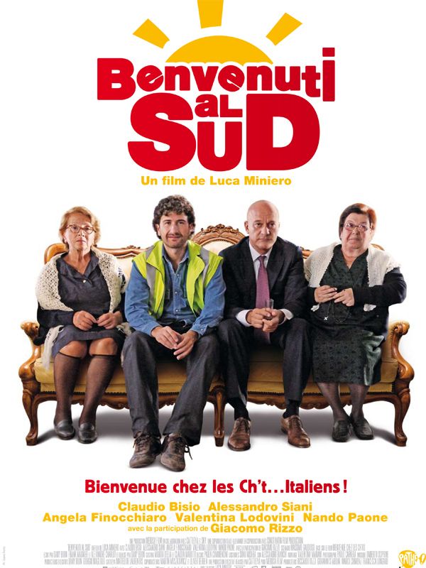 Affiche du film Benvenuti al Sud (2010) de Luca Miniero. Voir Benvenuti al Sud en streaming / torrent sur meilleurs-films.fr
