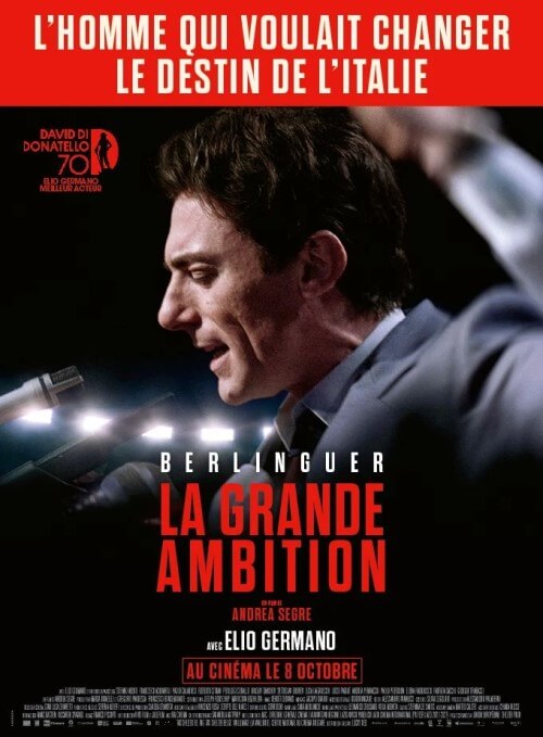 Affiche du film Berlinguer, la grande ambition (2025) de Andrea Segre. Voir Berlinguer, la grande ambition en streaming / torrent sur meilleurs-films.fr