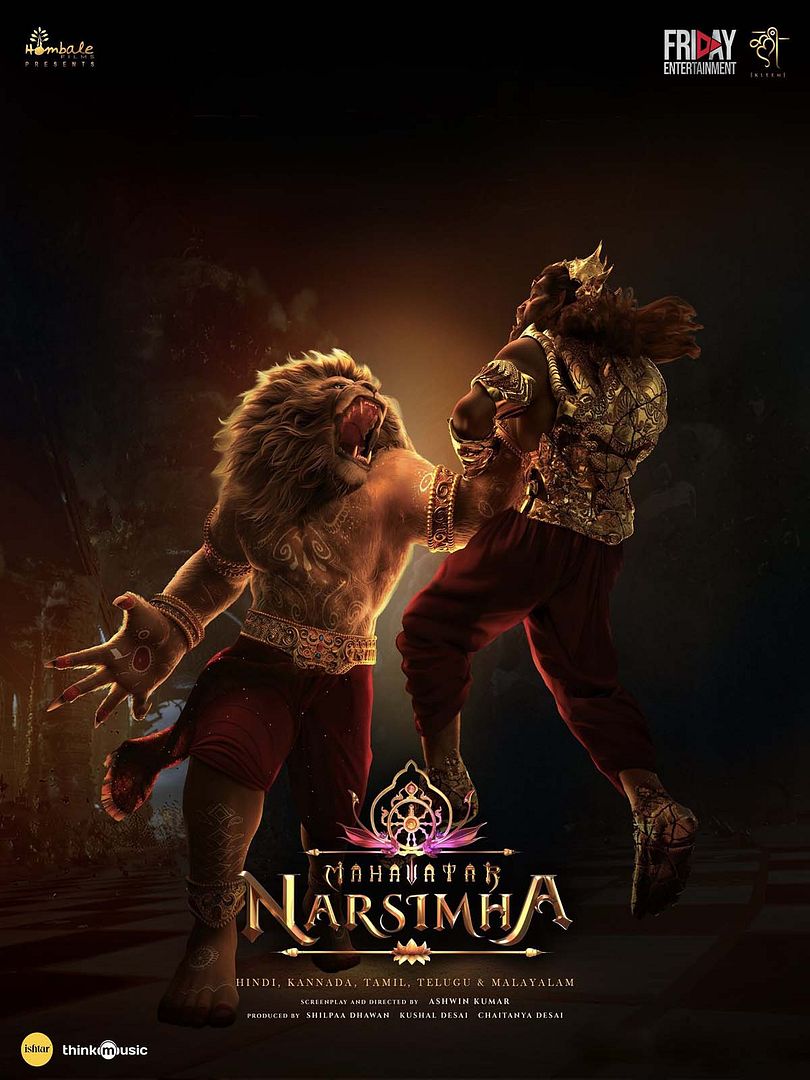 Affiche du film Mahavatar Narsimha (2025) de Ashwin Kumar