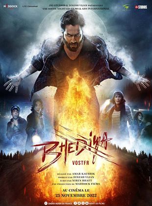 Affiche du film Bhediya (2022) de . Voir Bhediya en streaming / torrent sur meilleurs-films.fr