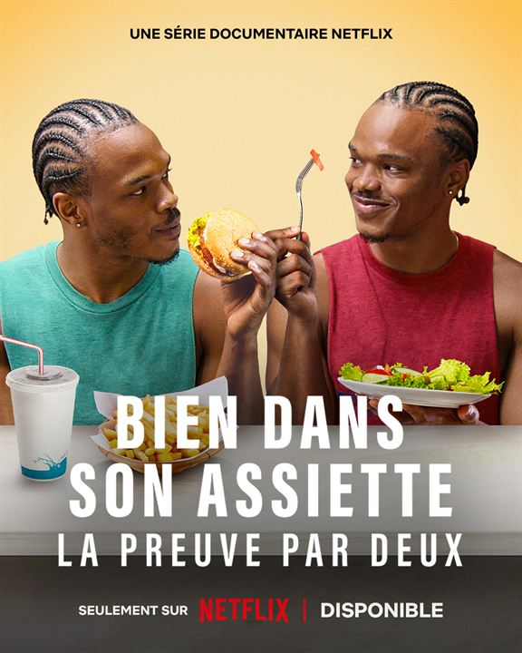 Affiche de la série Bien dans son assiette : La preuve par deux (2023) de . Voir Bien dans son assiette : La preuve par deux en streaming / torrent sur meilleurs-films.fr