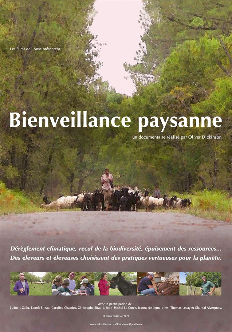 Affiche du film Bienveillance paysanne (2023) de Oliver Dickinson Affiche du film Bienveillance paysanne (2023) de Oliver Dickinson. Voir Bienveillance paysanne en streaming / torrent sur meilleurs-films.fr