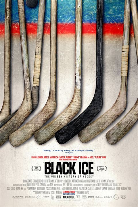 Affiche du film Black Ice (2022) de Hubert Davis. Voir Black Ice en streaming / torrent sur meilleurs-films.fr
