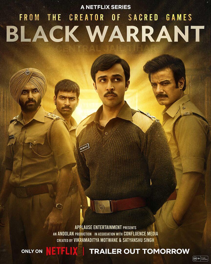Affiche de la série Black Warrant (2025) de Vikramaditya Motwane. Voir Black Warrant en streaming / torrent sur meilleurs-films.fr
