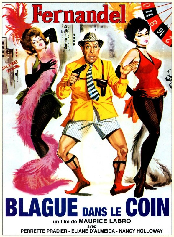 Affiche du film Blague dans le Coin () de Fernandel. Voir Blague dans le Coin en streaming / torrent sur meilleurs-films.fr