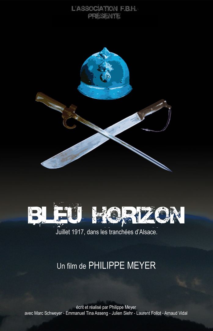 Affiche du court métrage Bleu horizon (2007) de Philippe Meyer. Voir Bleu horizon en streaming / torrent sur meilleurs-films.fr
