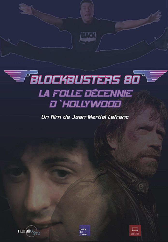 Affiche du court métrage Blockbusters 80, la folle décennie d’Hollywood (2017) de Jean-Martial Lefranc. Voir Blockbusters 80, la folle décennie d’Hollywood en streaming / torrent sur meilleurs-films.fr