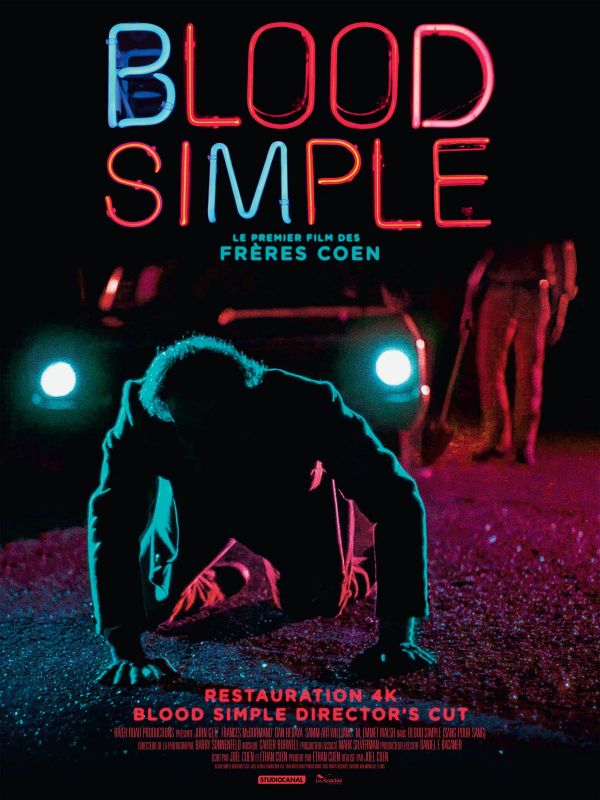 Affiche du film Blood Simple (1984) de Ethan Coen Affiche du film Blood Simple (1984) de Ethan Coen. Voir Blood Simple en streaming / torrent sur meilleurs-films.fr