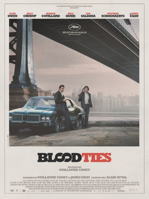 Affiche du film Blood Ties (2013) de Guillaume Canet Affiche du film Blood Ties (2013) de Guillaume Canet. Voir Blood Ties en streaming / torrent sur meilleurs-films.fr