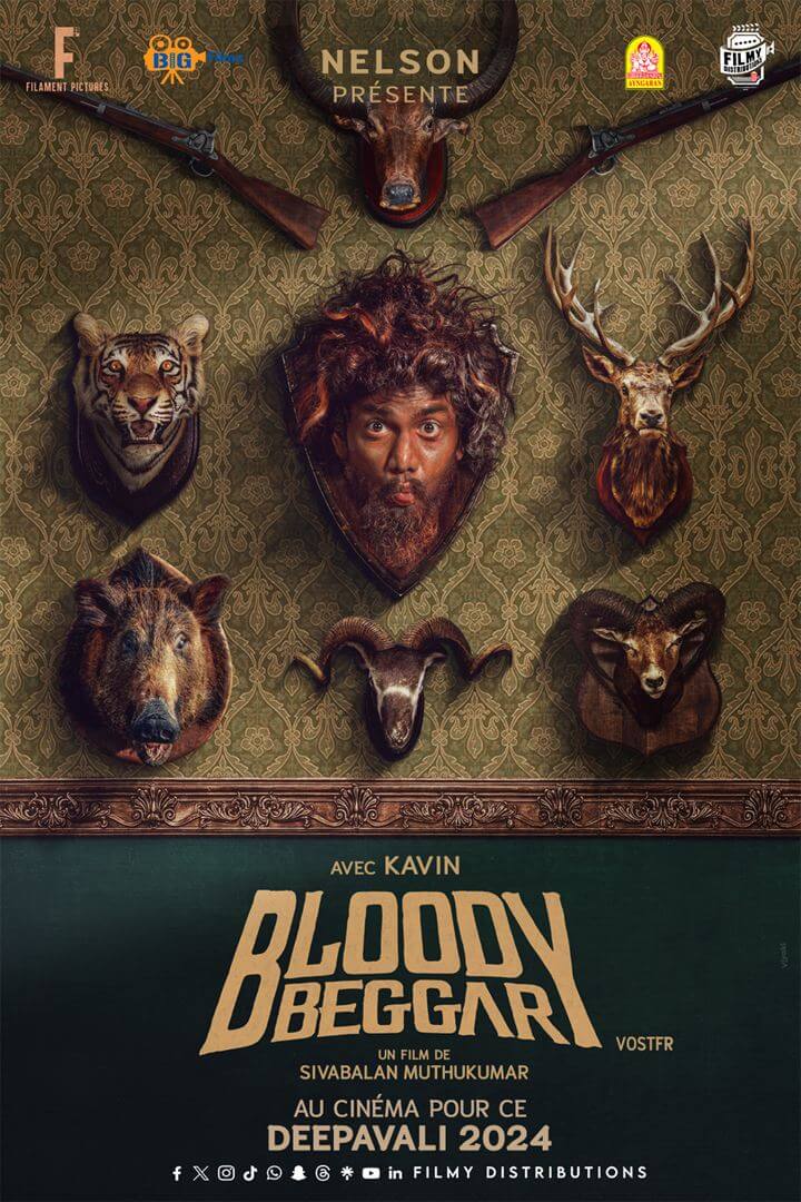 Affiche du film Bloody Beggar (2024) de M. Sivabalan Affiche du film Bloody Beggar (2024) de M. Sivabalan. Voir Bloody Beggar en streaming / torrent sur meilleurs-films.fr