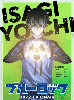 Affiche de la série Blue Lock (2022) de . Voir Blue Lock en streaming / torrent sur meilleurs-films.fr