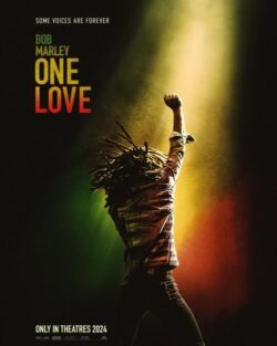 Affiche du film Bob Marley: One Love (2024) de Reinaldo Marcus Green.