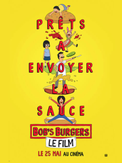 Affiche du film d'animation Bob’s Burgers : Le Film (2022) de Loren Bouchard.