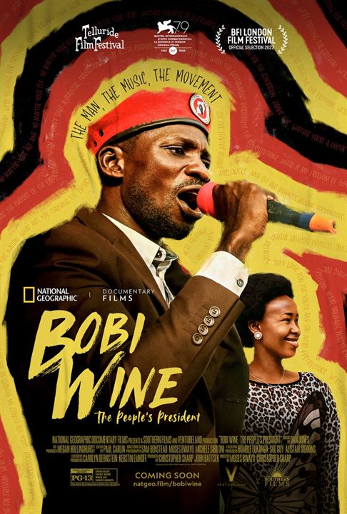 Affiche du film Bobi Wine: The People’s President (2023) de Christopher Sharp. Voir Bobi Wine: The People’s President en streaming / torrent sur meilleurs-films.fr