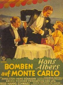 Affiche du film Bombes sur Monte-Carlo (1931) de Hanns Schwarz. Voir Bombes sur Monte-Carlo en streaming / torrent sur meilleurs-films.fr