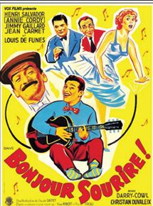 Affiche du film Bonjour sourire (1955) de Claude Sautet Affiche du film Bonjour sourire (1955) de Claude Sautet. Voir Bonjour sourire en streaming / torrent sur meilleurs-films.fr