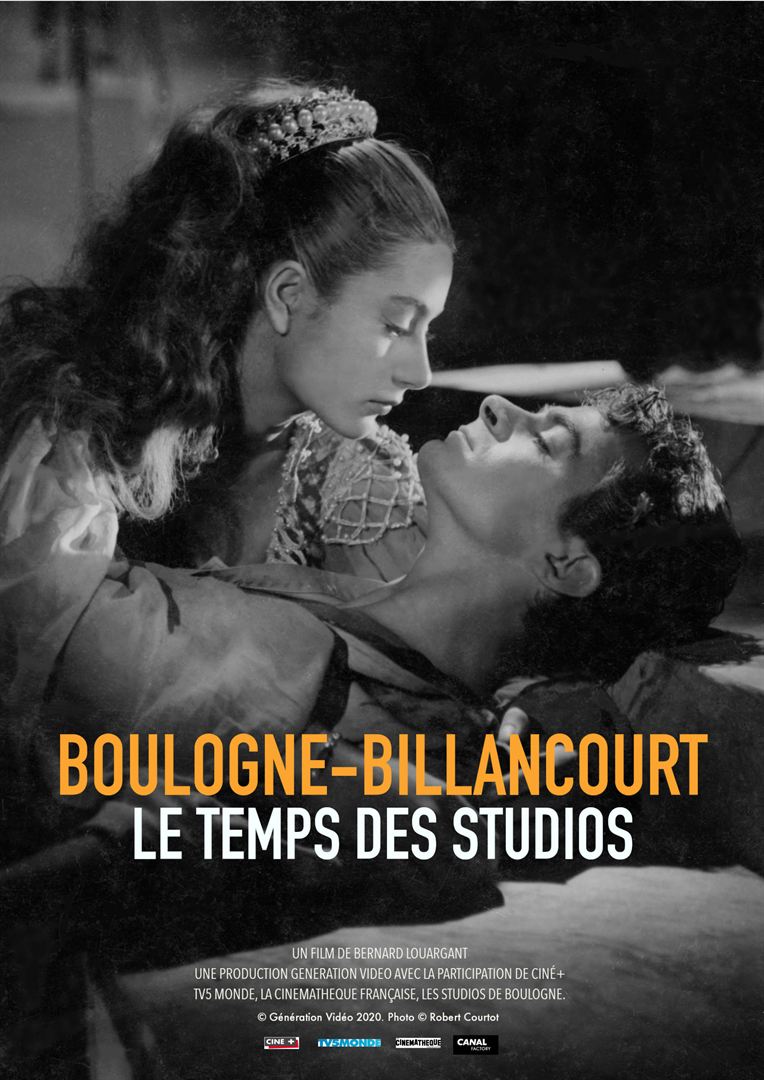 Affiche du court métrage Boulogne-Billancourt Le Temps des Studios (2024) de Bernard Louargant. Voir Boulogne-Billancourt Le Temps des Studios en streaming / torrent sur meilleurs-films.fr