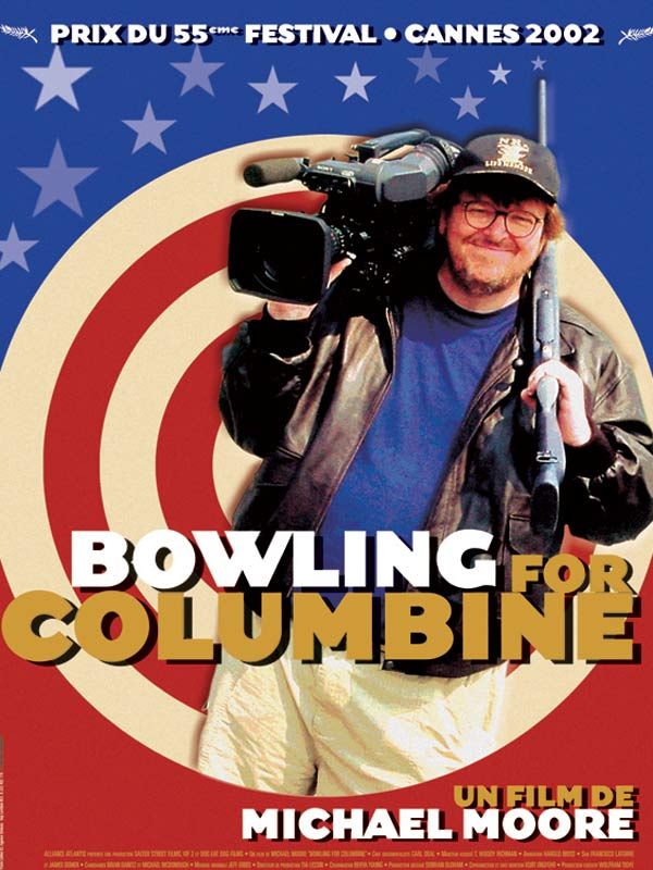 Affiche du film Bowling for Columbine (2002) de Michael Moore. Voir Bowling for Columbine en streaming / torrent sur meilleurs-films.fr