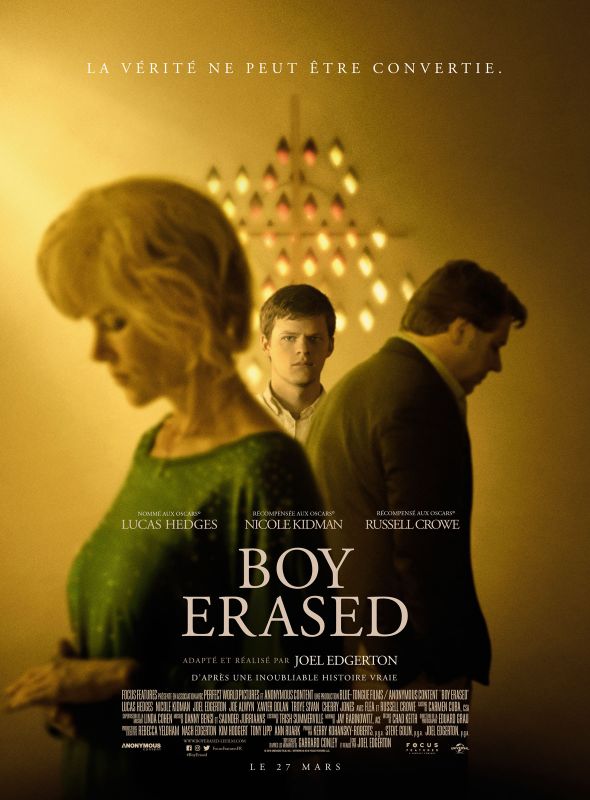 Affiche du film Boy Erased (2018) de Joel Edgerton Affiche du film Boy Erased (2018) de Joel Edgerton. Voir Boy Erased en streaming / torrent sur meilleurs-films.fr