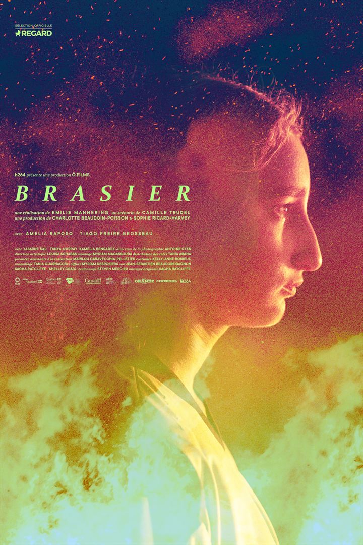 Affiche du court métrage Brasier (2022) de Emilie Mannering. Voir Brasier en streaming / torrent sur meilleurs-films.fr