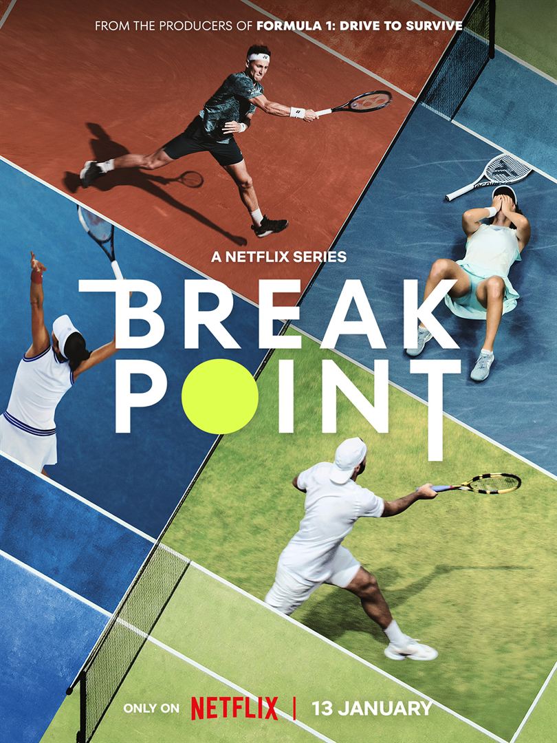 Affiche de la série Break Point (2023) de . Voir Break Point en streaming / torrent sur meilleurs-films.fr