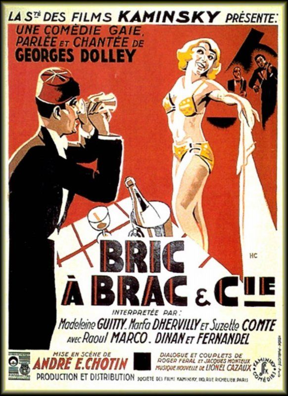 Affiche du film Bric à Brac et Compagnie (1931) de Andre Chotin Affiche du film Bric à Brac et Compagnie (1931) de Andre Chotin. Voir Bric à Brac et Compagnie en streaming / torrent sur meilleurs-films.fr