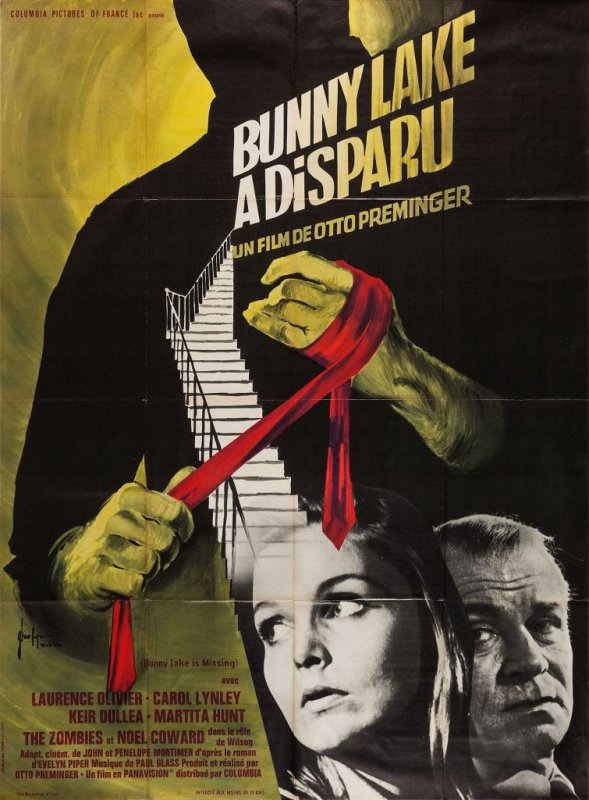 Affiche du film Bunny Lake a Disparu (1965) de Otto Preminger. Voir Bunny Lake a Disparu en streaming / torrent sur meilleurs-films.fr