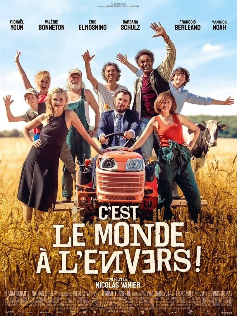 Affiche du film C’est le monde à l’envers ! (2024) de Nicolas Vanier. Voir C’est le monde à l’envers ! en streaming / torrent sur meilleurs-films.fr