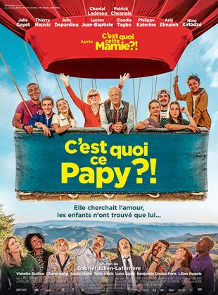 Affiche du film C’est quoi ce papy ?! (2021) de Gabriel Julien-Laferrière. Voir C’est quoi ce papy ?! en streaming / torrent sur meilleurs-films.fr
