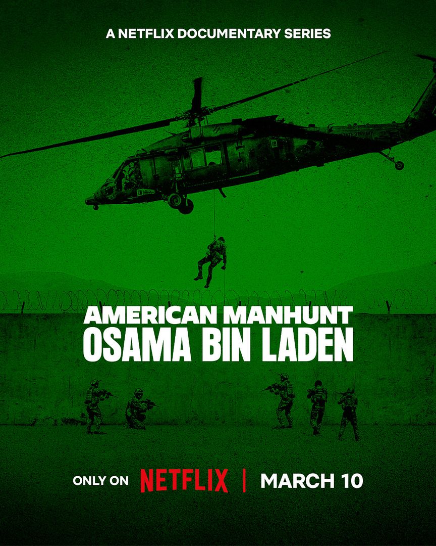 Affiche de la série Une traque américaine : Oussama Ben Laden (2025) de . Voir Une traque américaine : Oussama Ben Laden en streaming / torrent sur meilleurs-films.fr