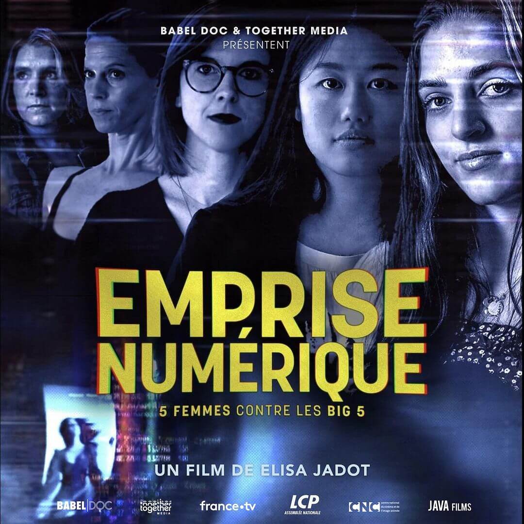 Affiche du film Emprise numérique, 5 femmes contre les Big 5 (2024) de Elisa JADOT Affiche du film Emprise numérique, 5 femmes contre les Big 5 (2024) de Elisa JADOT. Voir Emprise numérique, 5 femmes contre les Big 5 en streaming / torrent sur meilleurs-films.fr