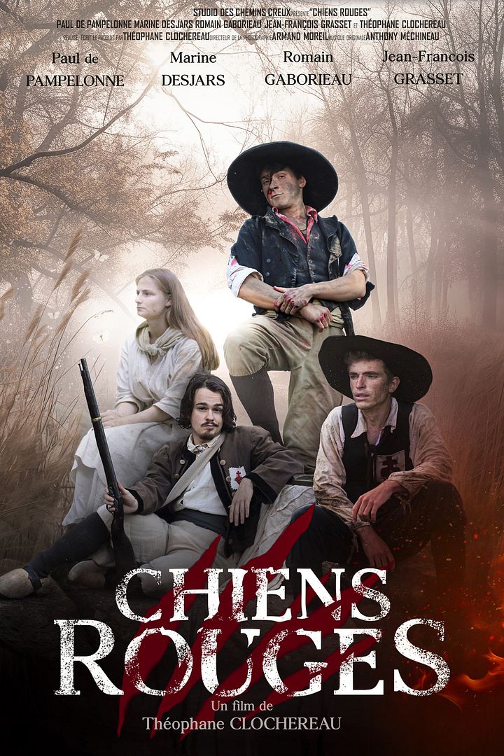 Affiche du film Chiens Rouges (2025) de Théophane Clochereau