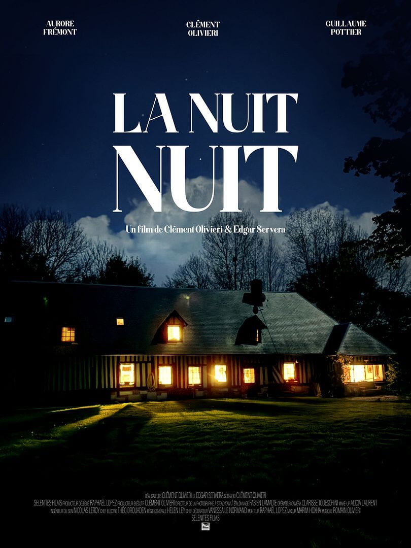 Affiche du court-métrage La Nuit nuit (2025) de Clément Olivieri