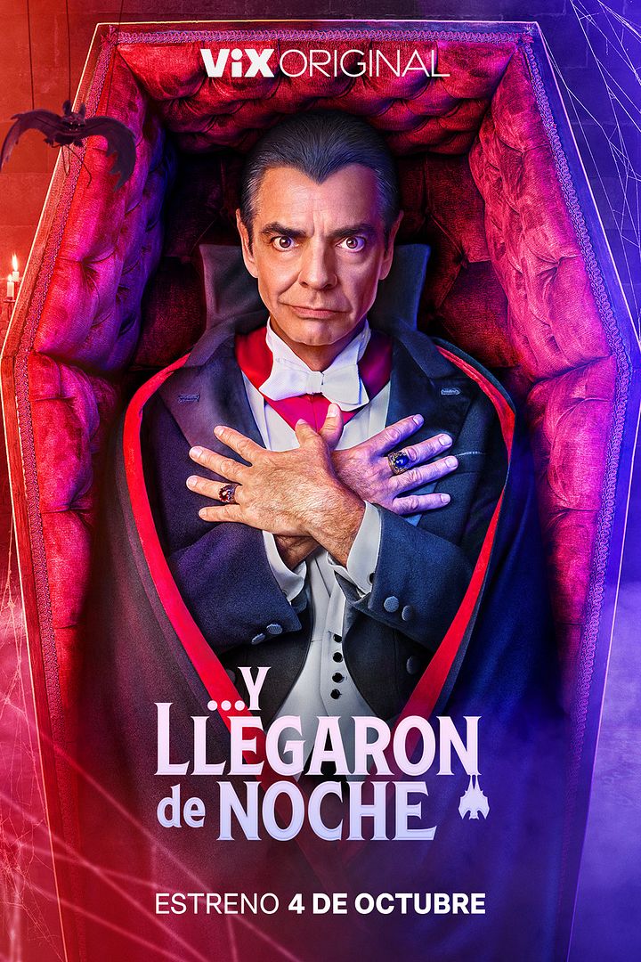 Affiche de la série Y llegaron de noche (2024) de Eugenio Derbez. Voir Y llegaron de noche en streaming / torrent sur meilleurs-films.fr