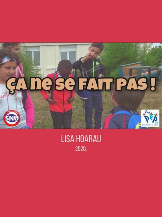 Affiche du court métrage Ça ne se fait pas ! (2025) de Lisa Hoarau. Voir Ça ne se fait pas ! en streaming / torrent sur meilleurs-films.fr