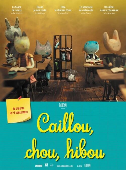 Affiche du court métrage Caillou, chou, hibou (2023) de Ana Chubinidze. Voir Caillou, chou, hibou en streaming / torrent sur meilleurs-films.fr