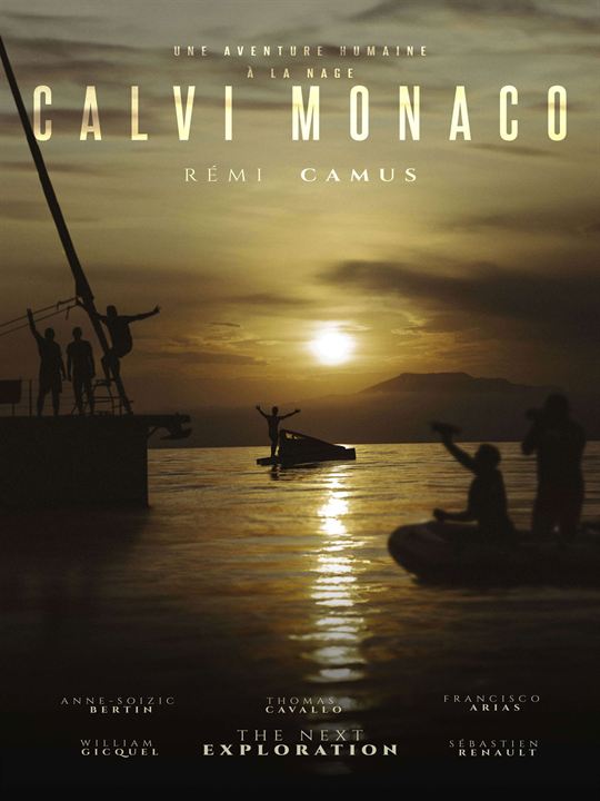 Affiche du court métrage Calvi Monaco, une exploration scientifique à la nage (2025) de . Voir Calvi Monaco, une exploration scientifique à la nage en streaming / torrent sur meilleurs-films.fr