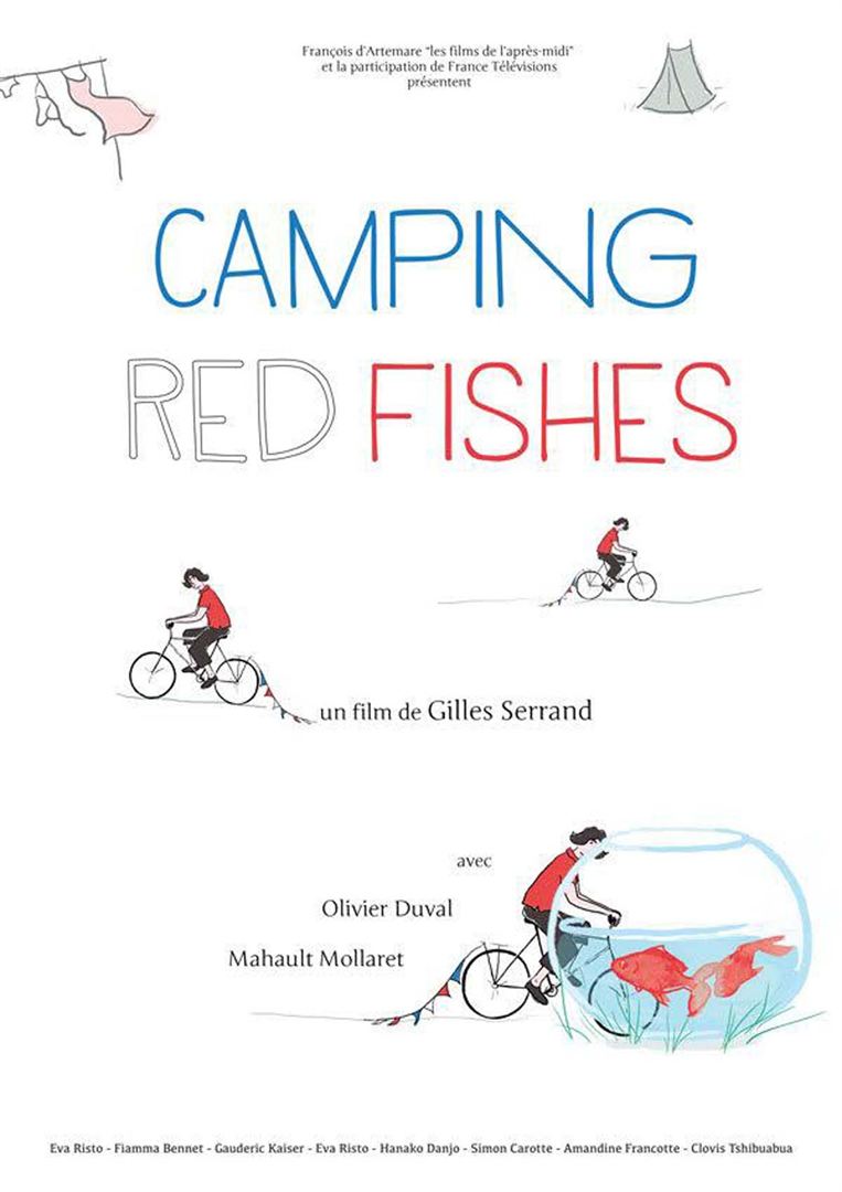 Affiche du court métrage Camping Red Fishes (2017) de Gilles Serrand. Voir Camping Red Fishes en streaming / torrent sur meilleurs-films.fr