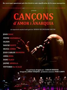 Affiche du film Cançons d’amor i anarquia (2015) de Carlos Benpar. Voir Cançons d’amor i anarquia en streaming / torrent sur meilleurs-films.fr