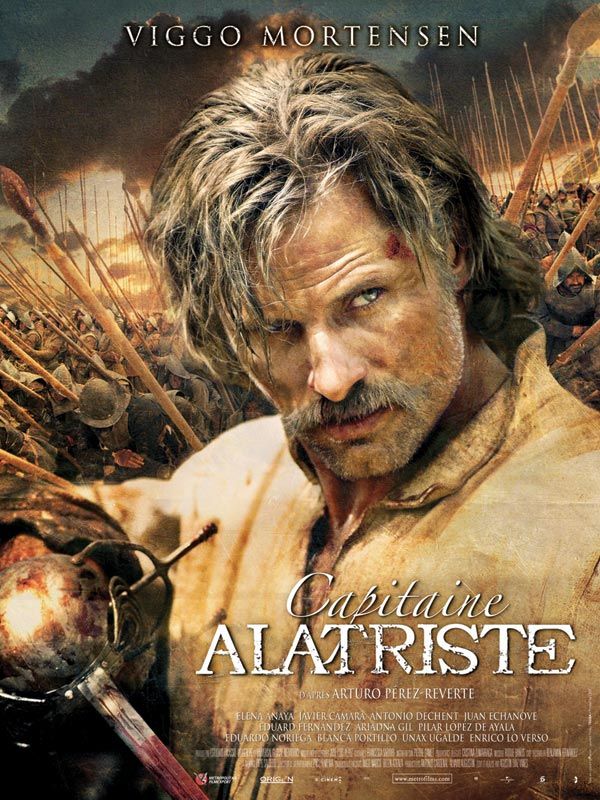 Affiche du film Capitaine Alatriste (2005) de Agustín Díaz Yanes. Voir Capitaine Alatriste en streaming / torrent sur meilleurs-films.fr