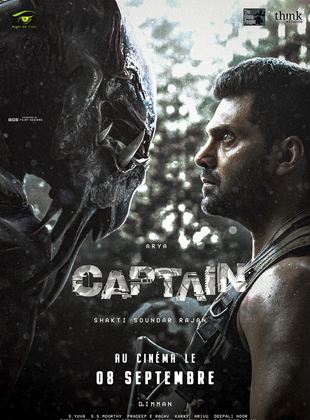 Affiche du film Captain (2021) de Shakti Soundar Rajan. Voir Captain en streaming / torrent sur meilleurs-films.fr