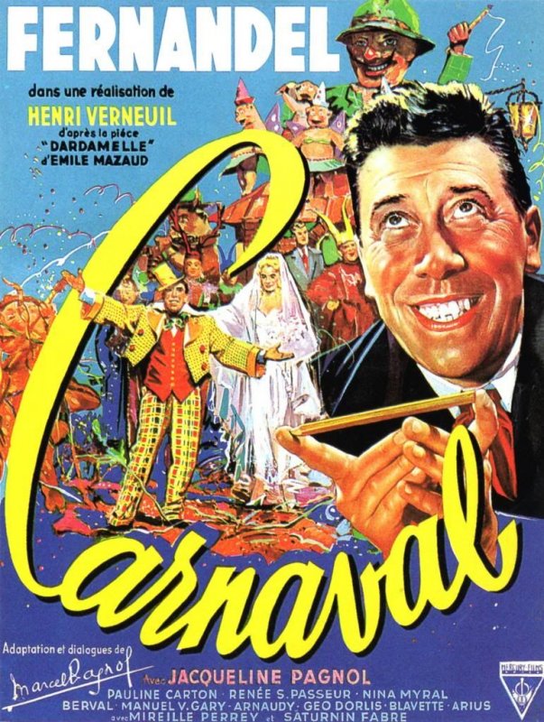 Affiche du film Carnaval (1953) de Henri Verneuil Affiche du film Carnaval (1953) de Henri Verneuil. Voir Carnaval en streaming / torrent sur meilleurs-films.fr