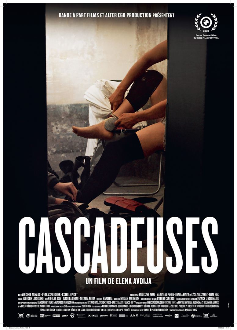 Affiche du film Cascadeuses (2022) de Elena Avdija. Voir Cascadeuses en streaming / torrent sur meilleurs-films.fr