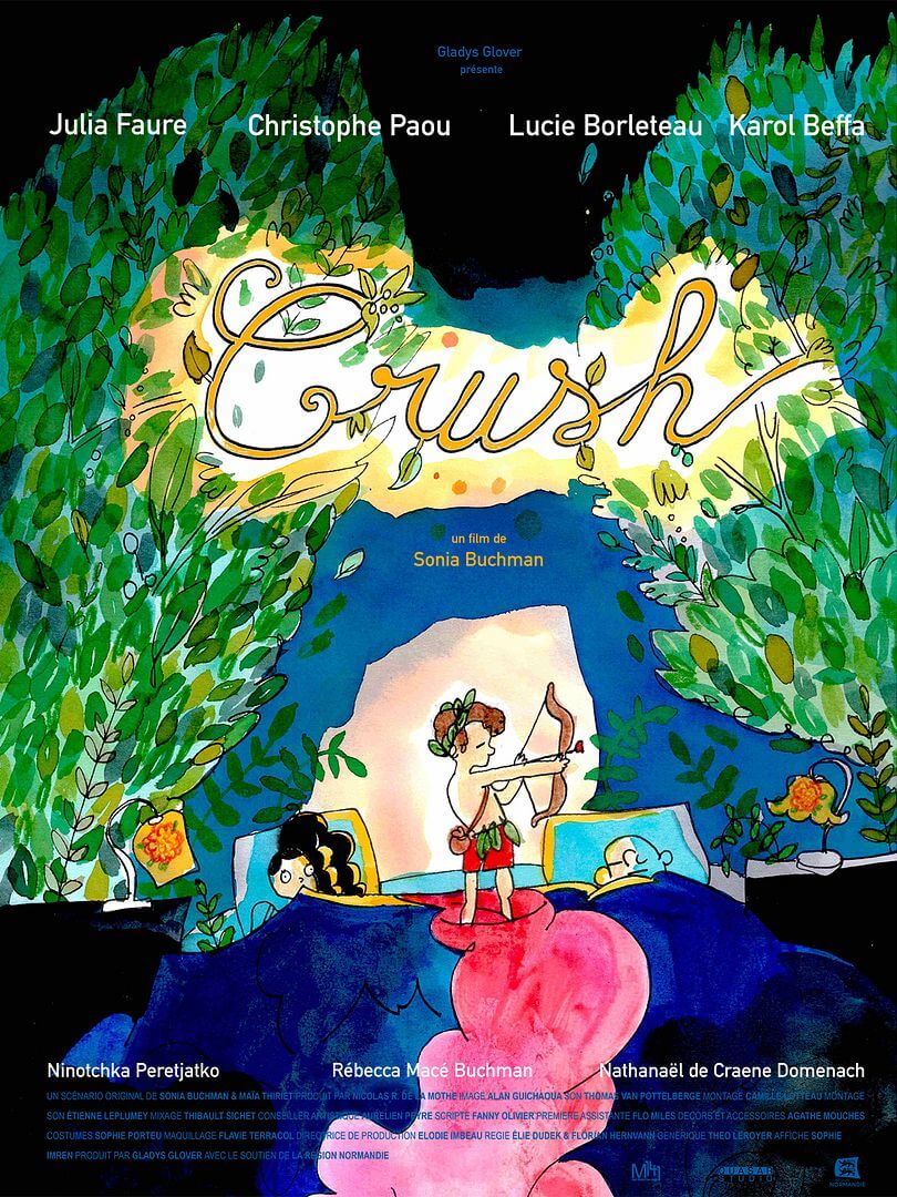 Affiche du court métrage Crush (2025) de Sonia Buchman. Voir Crush en streaming / torrent sur meilleurs-films.fr