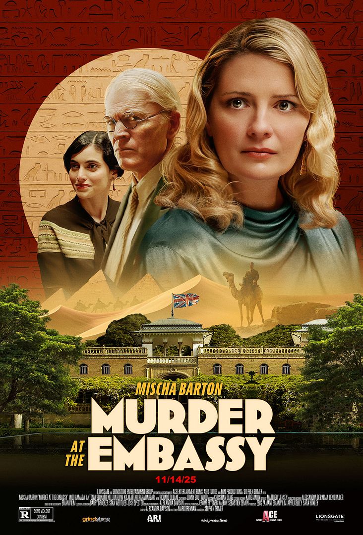 Affiche du film Meurtre à l&rsquo;ambassade (2025) de Stephen Shimek. Voir Meurtre à l&rsquo;ambassade en streaming / torrent sur meilleurs-films.fr