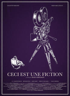 Affiche du court métrage Ceci est une fiction (2025) de Riyad Temsamani. Voir Ceci est une fiction en streaming / torrent sur meilleurs-films.fr