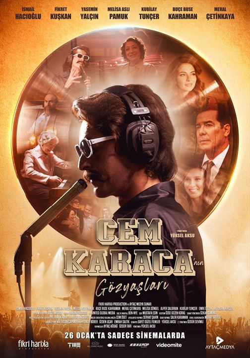 Affiche du film Cem Karaca’nın Gözyaşları (2022) de Yüksel Aksu. Voir Cem Karaca’nın Gözyaşları en streaming / torrent sur meilleurs-films.fr
