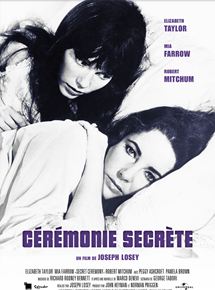 Affiche du film Cérémonie secrète (1969) de Joseph Losey. Voir Cérémonie secrète en streaming / torrent sur meilleurs-films.fr