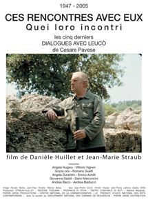 Affiche du film Ces rencontres avec eux (2005) de Danièle Huillet,Jean-Marie Straub,. Voir Ces rencontres avec eux en streaming / torrent sur meilleurs-films.fr
