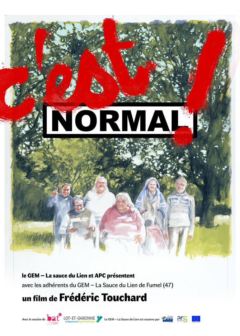 Affiche du film C’est normal ! (2022) de Frédéric Touchard. Voir C’est normal ! en streaming / torrent sur meilleurs-films.fr